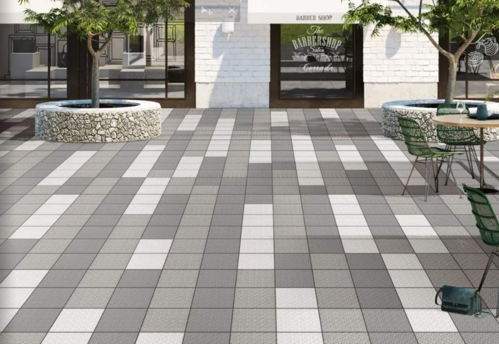 Plaza Tiles matt 200*200mm Chins foshan fatong