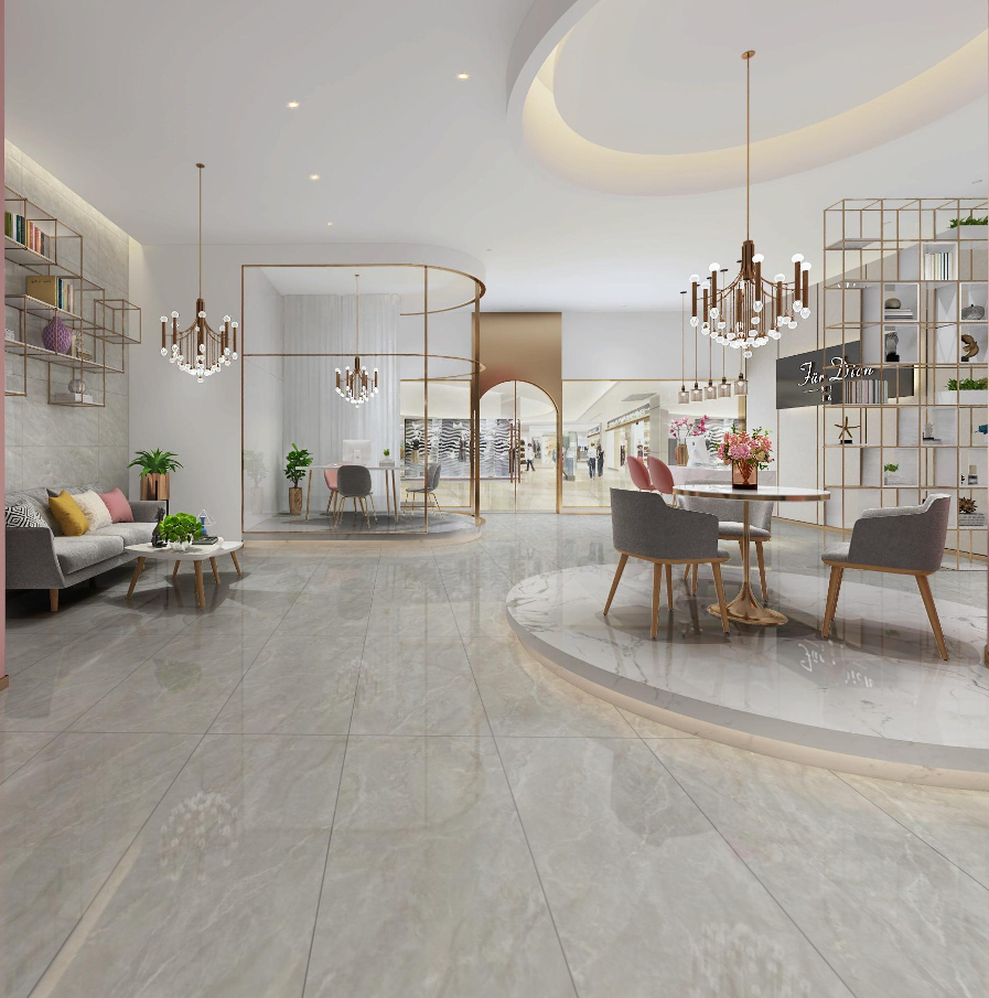 FATONG 600x1200mm Gray Marble Porcelain Tiles