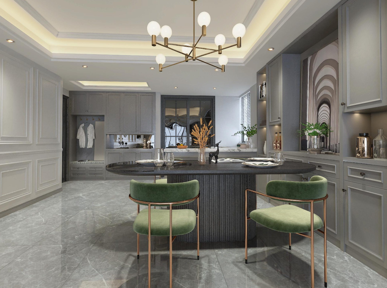 FATONG 600x1200mm Grey Marble Ceramic Tiles