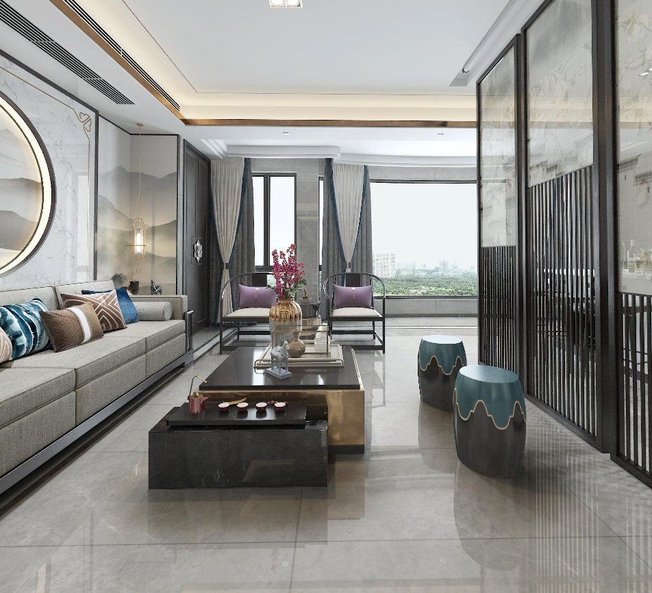 FATONG 600x1200mm Grey Marble Porcelain Tiles