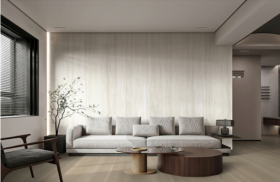 Roman Travertine Sintered Stone Marble Slab Tile