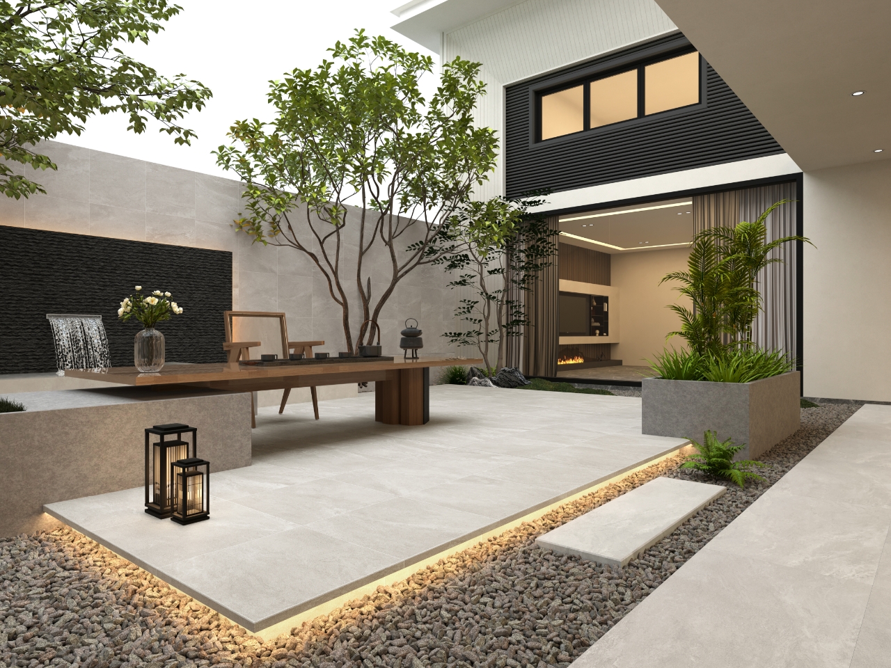 Rustic Porcelain Tile Mordern Patio Ceramic Tile