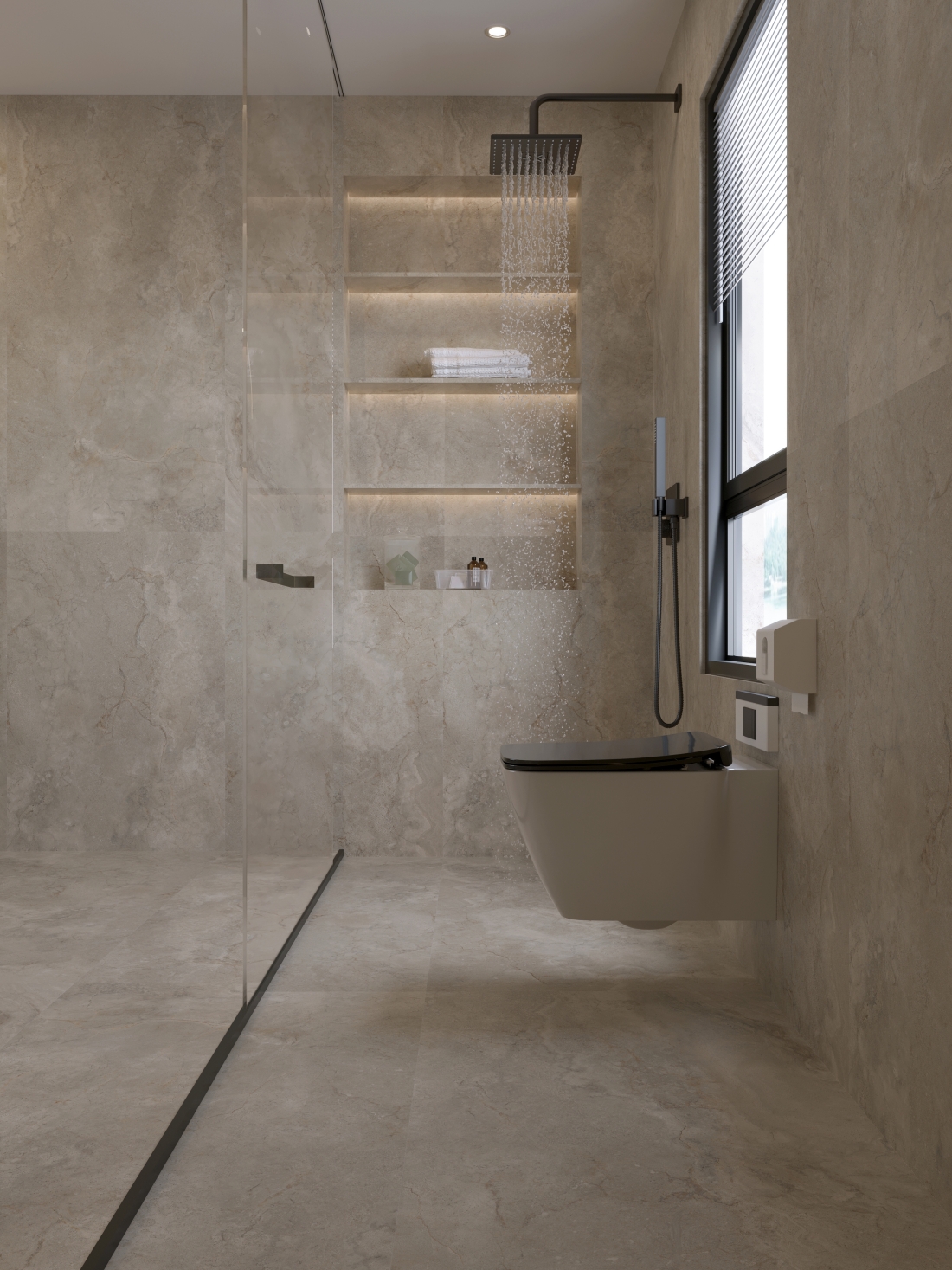 Rustic Porcelain Tiles Big Slab Ceramic Bathroom Tiles