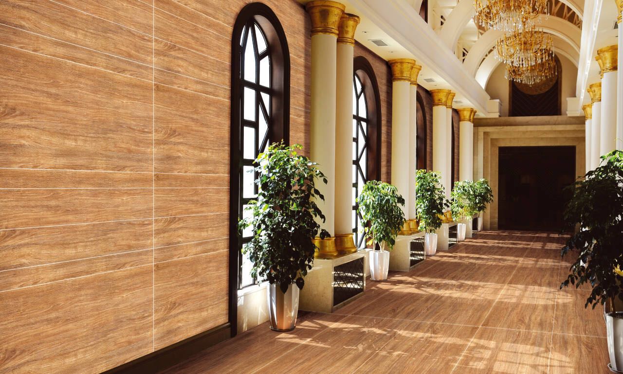 Stock Clearance Wood Porcelain Tile  Promotion Ceramics