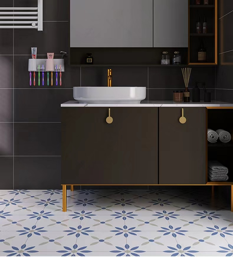 Small Pattern Tile Washing Room Flower Ceramics