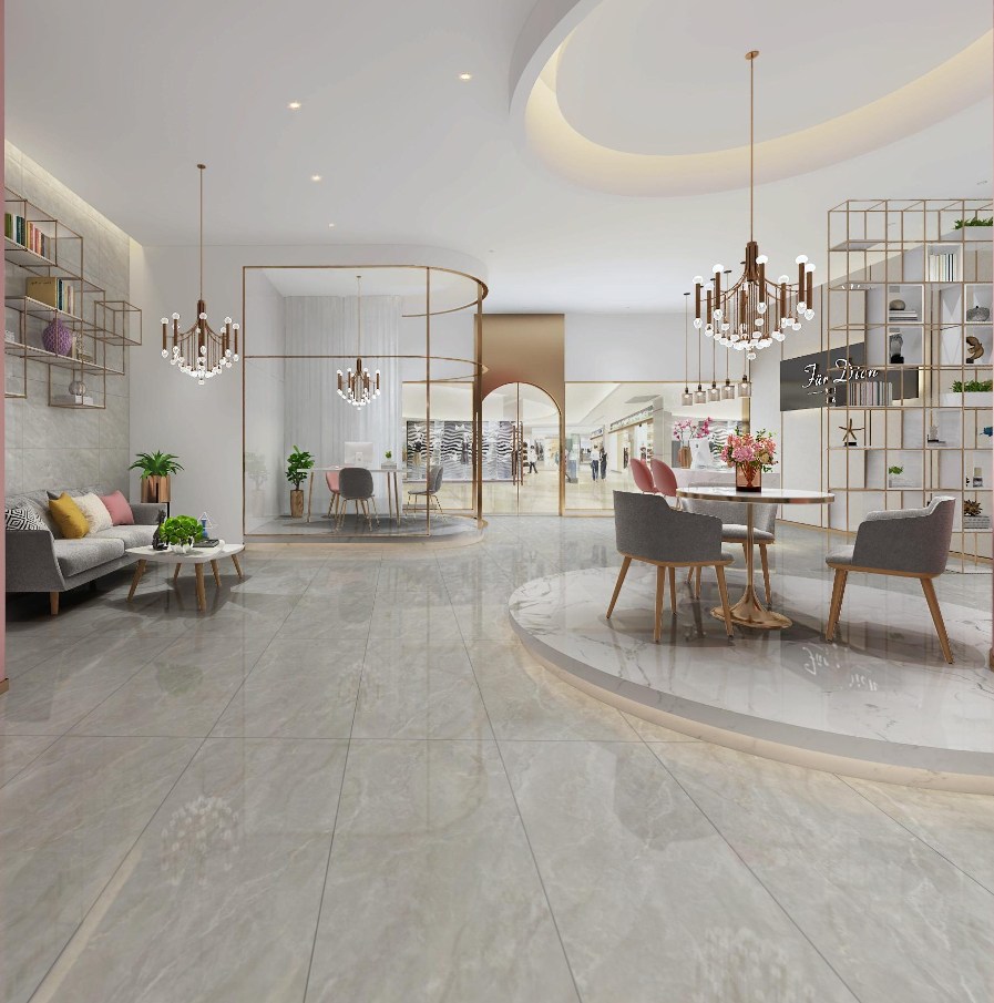 FATONG 600x1200mm Gray Marble Porcelain Tiles
